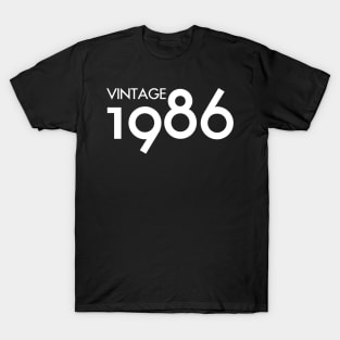 Vintage 1986 Gift 34th Birthday Party T-Shirt